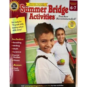 Summer Bridge Activity Learning Books Bridging Grades 6 to 7